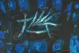 Little Fishes by IVO VOJVODIĆ, oil and gouache on paper, offered Mar 2024