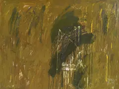 Ivan Šebalj, Skull, 1998., oil on canvas