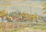 Vineyard from Karlovac by Ljudevit Sestic, oil on canvas, offered Mar 2024