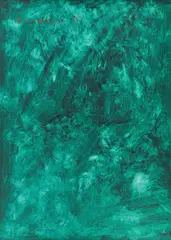 Boris Bućan, Green I, oil on canvas