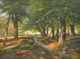 Alois Arnegger, Margine de pădure, ulei pe pânză