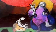 Oracol by Paul Ackerman, ulei pe pânză, offered Feb 2024