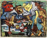 Marcel Janco, Les speculants, cromolitografie