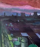 Andrei Chintilă, Peisaj industrial, ulei pe pânză