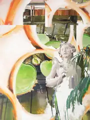 Pavel Grosu, Flooded World, 2019, ulei pe pânză