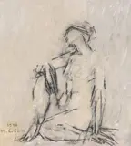 Marius Cilievici, Nud, 1976, ulei pe pânză