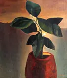 Costin Neamtu, Floarea lunii, 1979, ulei pe placaj