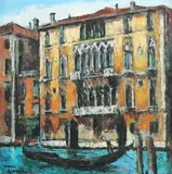 Veneția by Virgiliu Demetrescu Duval, ulei pe pânză, sold Feb 2024