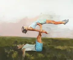 Dragoș Burlacu, Balance, 2012, ulei pe pânză