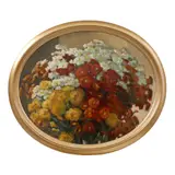 Tufănele by Constantin Isachie Popescu, ulei pe carton, sold Feb 2024