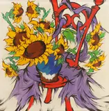 Mihai Gheorghe, Scaunul roșu (Omagiu lui Van Gogh), 2003, ulei pe pânză