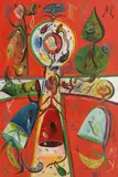 Totem by Ștefan Pelmuș, 2014, ulei pe pânză, sold Feb 2024
