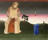 Paula Ribariu, Simboluri, 1999, ulei pe pânză