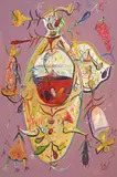 Peștele by Ștefan Pelmuș, 2014, ulei pe pânză, sold Feb 2024