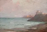 Dimitrie Florian, Faleză la Constanța, ulei pe carton