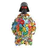 Cristian Moldovan, Come to the Heart Side!, plastic reciclat, spray de paintball