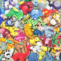 Dorel Topan, Toys, 2023, acrilic pe pânză