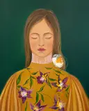 Elleny Gherghe, Sleeping Beauties, 2023, ulei pe pânză