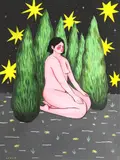 Livia Fălcaru, Plants are Friends, ulei pe pânză