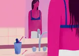 Bogdana Iliescu, The Intimacy Nobody Talks About, 2023, digital painting, print giclée pe hârtie Hahnemühle