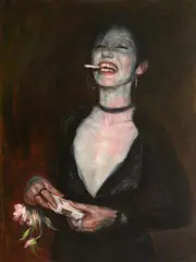 Robert Lőrincz, Scorpia, 2023, ulei pe pânză