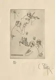 Lăutari by Constantin Piliuţă & Octavian Ioan Penda, acvaforte și acvatintă, sold Jan 2024