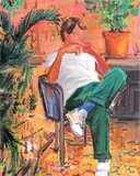 Sergiu Laslo, Untitled, 2023, ulei pe pânză