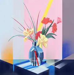 Bogdan Cazacincu, On Sensitivity (III), 2023, ulei pe pânză