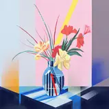 Bogdan Cazacincu, On Sensitivity (III), 2023, ulei pe pânză