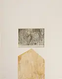 Mircea Nechita, Case și drumuri, 2001-2013, acvaforte, acvatintă, brunișor, creion și schlagmetal pe passepartout-ul lucrării