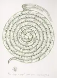 Ștefan Câlția, Șarpe cu aripă, 2018, giclee print