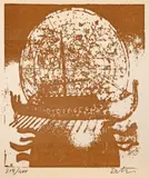 Adrian Dumitrache, Printre aștri, litografie