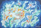 Eugen Craciun, Microcosmos, 1992, ulei pe carton