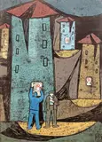 Vasile Dobrian, Propagandiști, 1964, linogravură