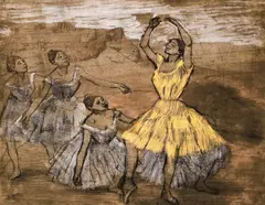 Edgar Degas, Balerine, cromolitografie