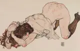 Egon Schiele, Erotica, 1917, cromolitografie