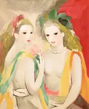 Marie Laurencin, Fata cu perle, cromolitografie
