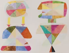 Super Janus by Victor Brauner, cromolitografie offset, sold Jan 2024