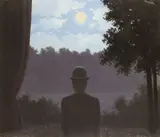 Întâlnire cu plăcerea by René Magritte, cromolitografie, sold Jan 2024