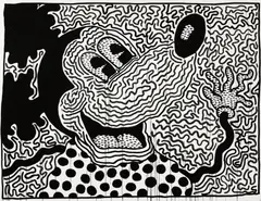 Mickey Mouse by Keith Haring, cromolitografie, sold Jan 2024