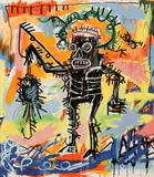 Jean-Michel Basquiat, La pescuit, cromolitografie