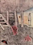 Giorgio de Chirico, Bagni misteriosi, cromolitografie