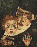 Egon Schiele, Maternitate, cromolitografie