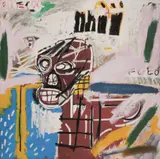 Jean-Michel Basquiat, Craniu roșu, cromolitografie