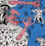 Keith Haring, Cruella De Vil, cromolitografie