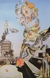 Jocul lugubru by Salvador Dalí, cromolitografie, sold Jan 2024