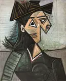 Portret cubist by Pablo Picasso, cromolitografie, sold Jan 2024