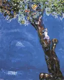 Marc Chagall, Pisica din copac, cromolitografie