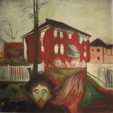 Edvard Munch, Red Virginia, cromolitografie
