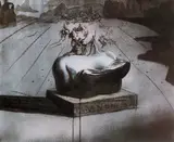 Paranoia by Salvador Dalí, cromolitografie, sold Jan 2024